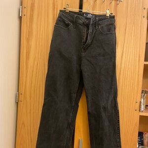 Hollister black dad jean